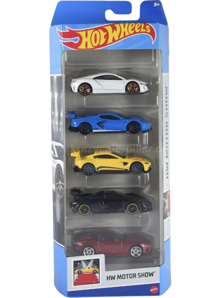 Hot Wheels Motor Show (Set Of 5) (HTV49)