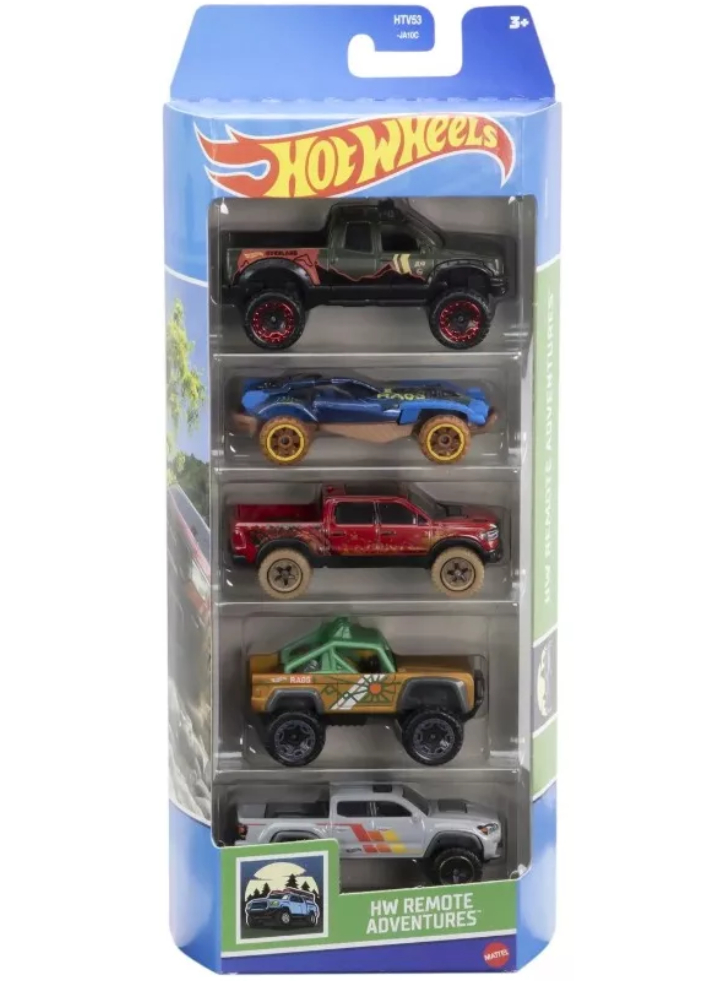 Hot Wheels HW Remote Adventures (Set Of 5) (HTV53)