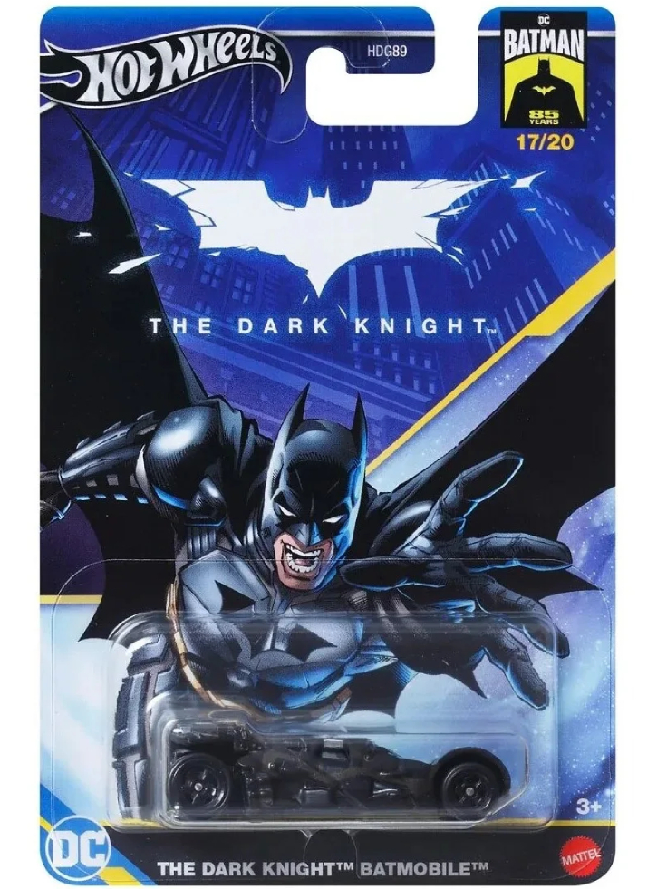 Hot Wheels DC Batman 85 Years The Dark Knight Batmobile (HRW32)