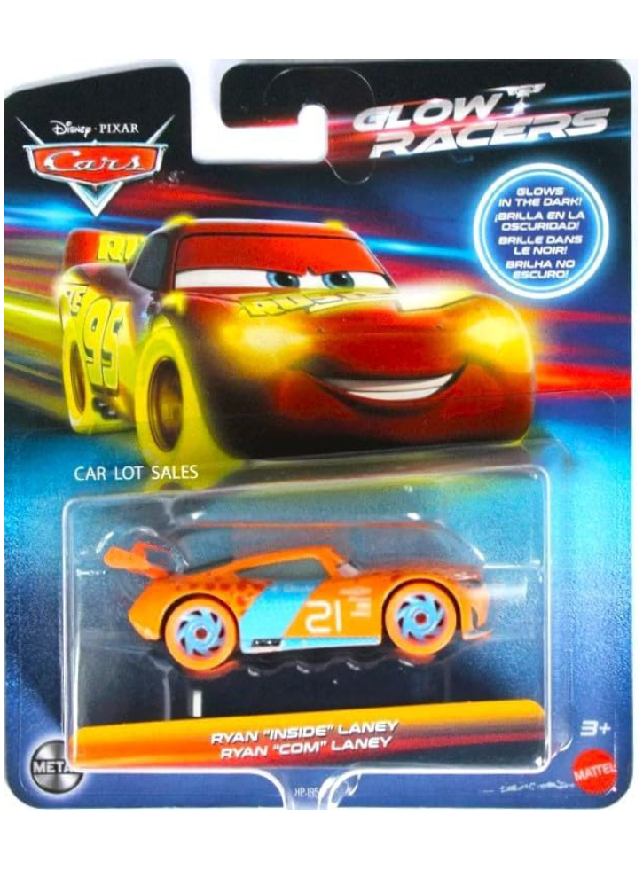 Disney Cars Glow Racers Ryan Inside Laney Vehicle (HPJ95)