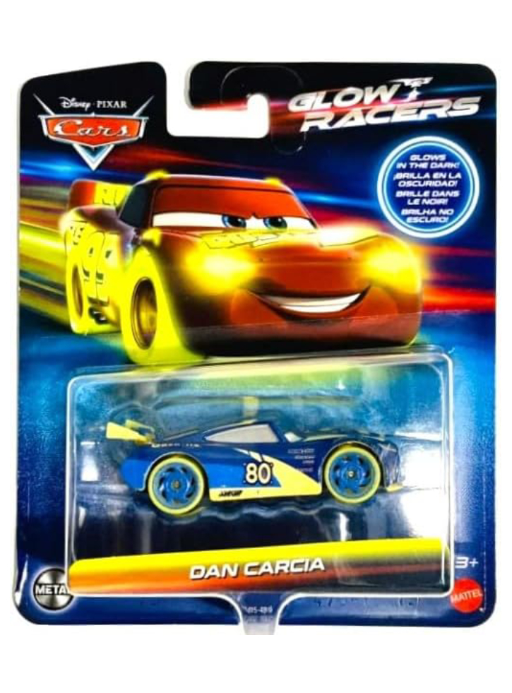 Disney Cars Glow Racers Dan Carcia Vehicle (HYM85)