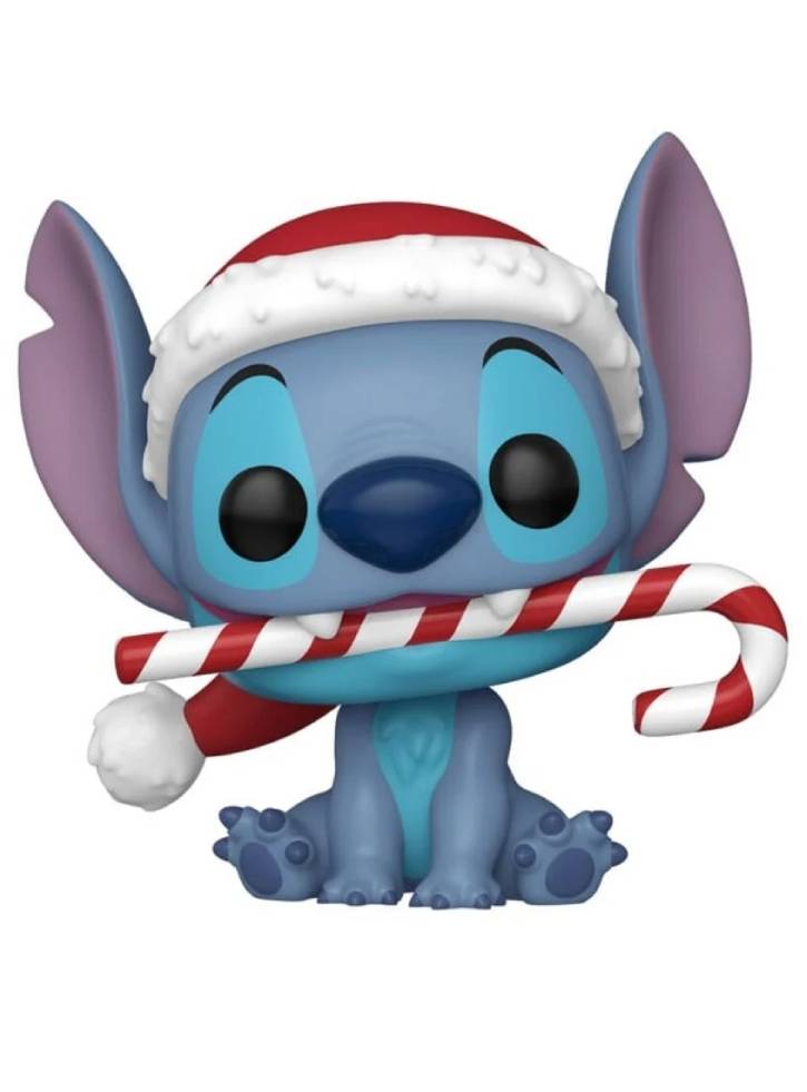 Funko Pop Disney Lilo Stitch Holiday Stitch with Candy Cane #1502 9cm