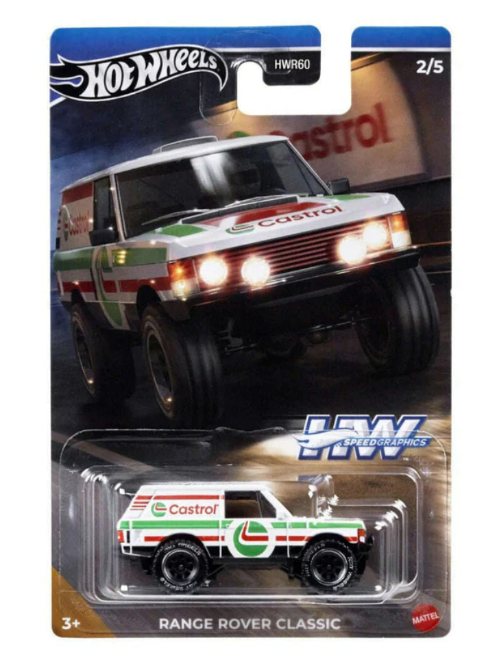 Hot Wheels Speed Graphics Range Rover Classic (HRT08)