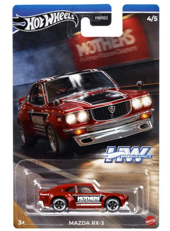 Hot Wheels Speed Graphics Mazda RX-3 (HRT07)