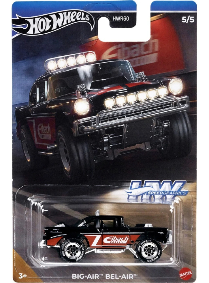 Hot Wheels: Speed Graphics - Big-Air Bel -Air (HRT05)
