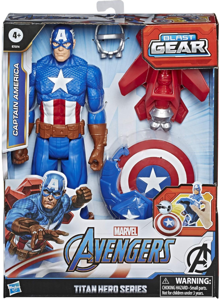 Avengers Titan Hero Blast Gear Captain America 30cm (E7374)