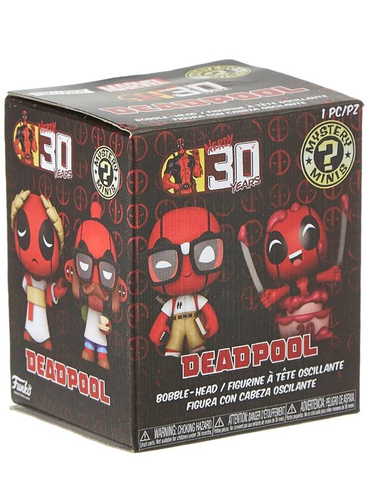 Funko Mystrery Minis Deadpool 30th Years (Blind Box/Random) Bobble-Head
