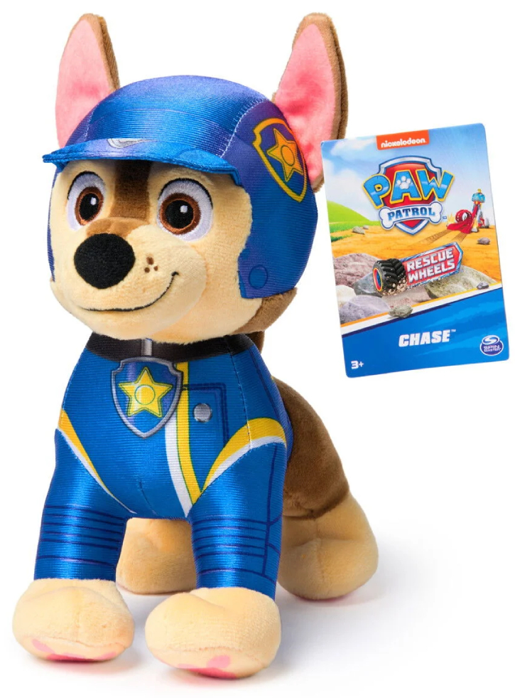 Paw Patrol Rescue Wheels Basic Plush Chase 19cm)