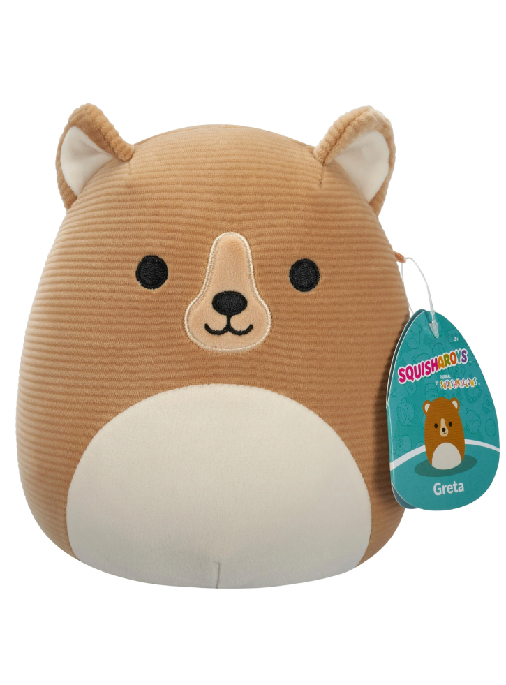 Squishmallows Greta Grizzly Bear Squisharoys 19cm