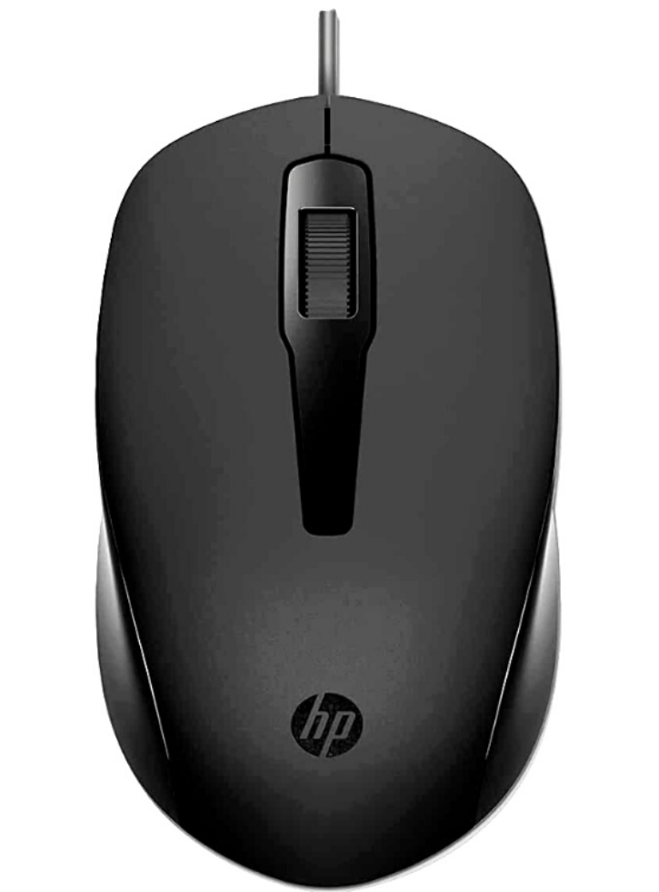 HP 150 Wired Mouse Black