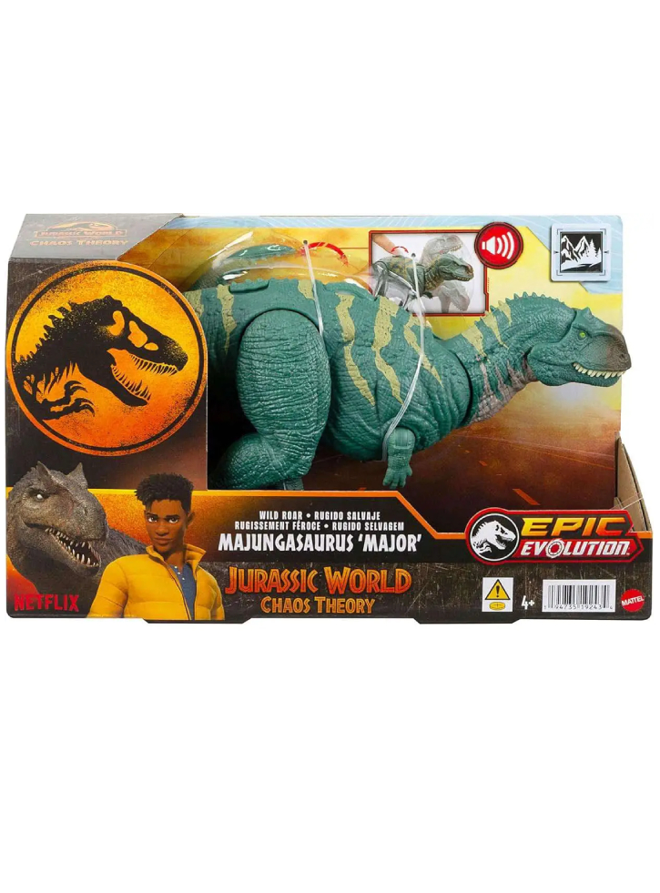 Jurassic World Wild Epic Evolution Roar Majungasaurus 'Major' (HTK76)