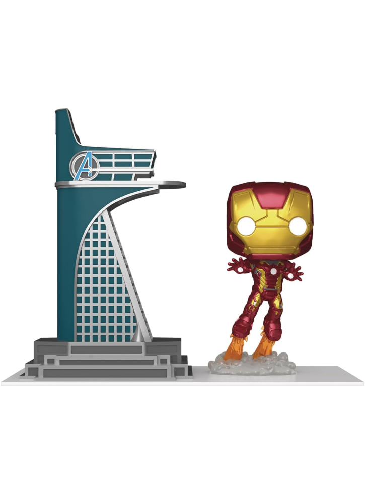 Funko Pop Town Marvel The Infinity Saga Avengers Tower Iron Man (Glows in the Dark) (Special Edition) #35