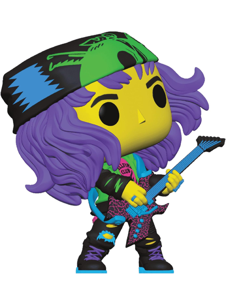 Funko Pop Television Stranger Things Season S3 Eddie (with Guitar) (Blacklight) (Special Edition) #1462 9cm