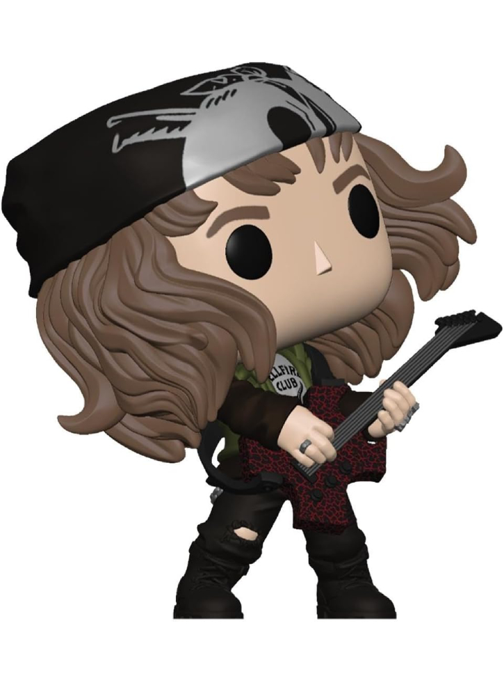 Funko Pop Television Stranger Things Season S3 Eddie (Hunter) (with Guitar) (Metallic) (SE) #1462 9cm