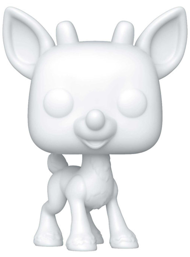 Funko Pop Rudolph The Red-Nosed Reindeer Rudolph (DIY) (White) (Special Edition) #03 9cm