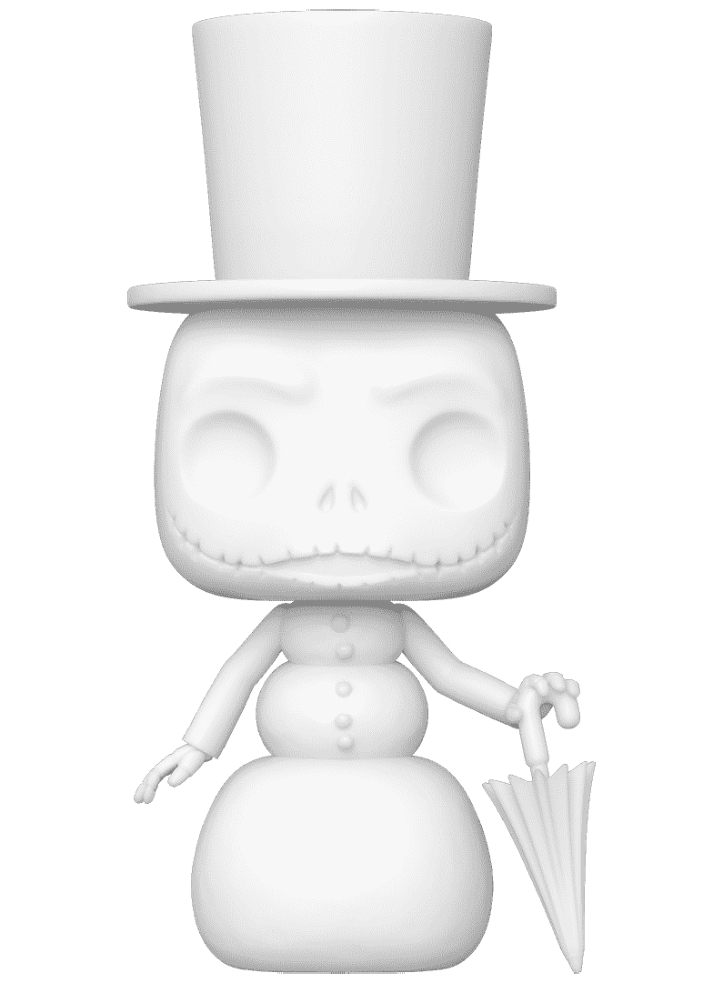 Funko Pop Disney The Nightmare Before Christmas Snowman Jack (DIY) (White) (Special Edition) #1417 9cm