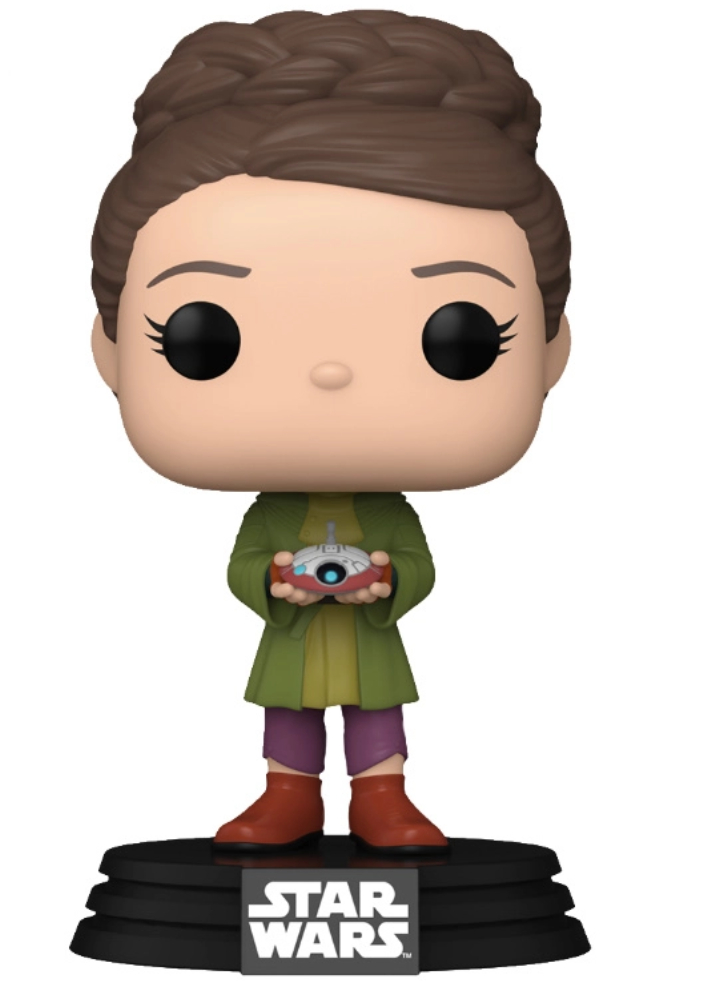 Funko Pop Disney Star Wars Obi-Wan Kenoby Young Leia with Lola (CLE) #659 Bobble-Head 9cm