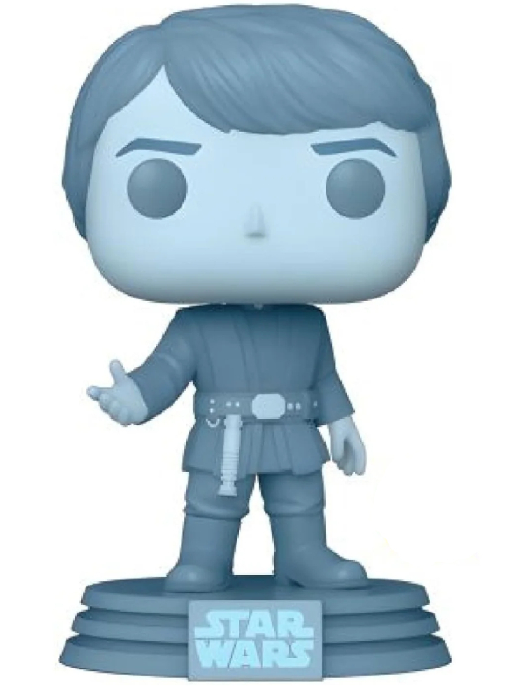 Funko Pop Disney Star Wars Return of the Jedi 40th Holographic Luke Skywalker (GD) (SE) #615 Bobble-Head 9cm