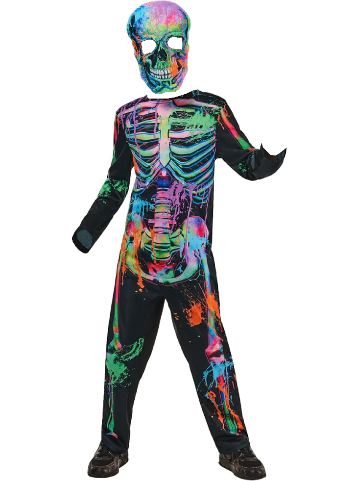 Rubies Halloween Costume Bonesky Graffiti Skeleton (98-104 cm)