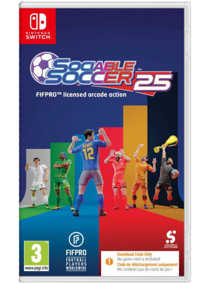 Sociable Soccer 25 (Code in a Box) - Nintendo Switch