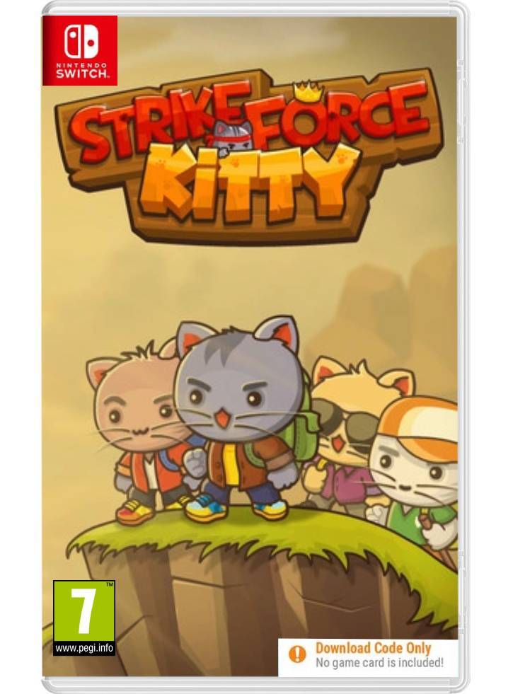 Strike Force Kitty (Code in a Box) - Nintendo Switch