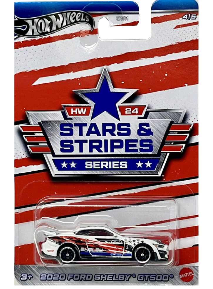Hot Wheels Stars Stripes Series 2020 Ford Shelby GT500 (HRW65)