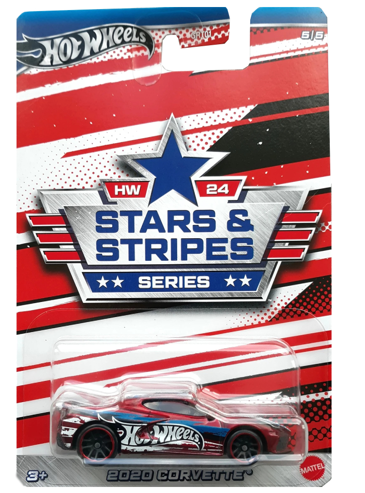 Hot Wheels Stars Stripes Series 2020 Corvette (HRW66)