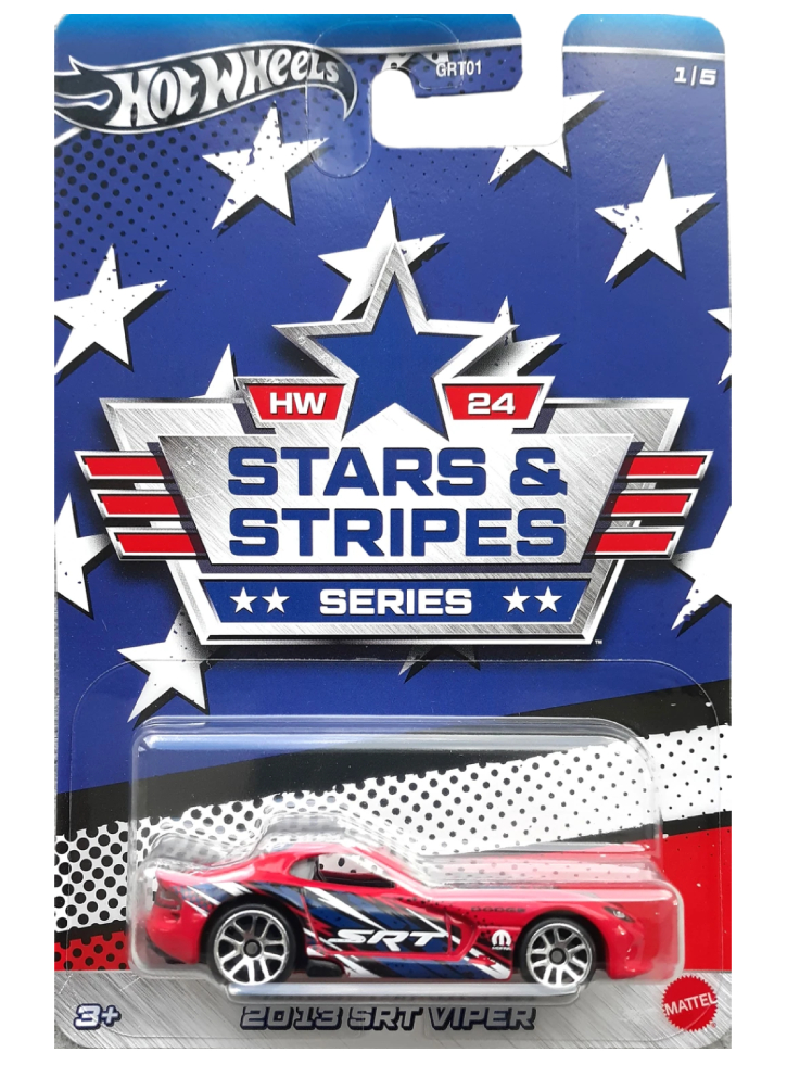 Hot Wheels Stars Stripes Series 2013 SRT Viper (HRW62)