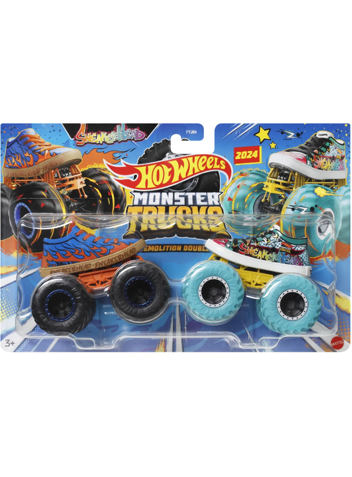 Hot Wheels Monster Trucks Demolition Doubles Sneakerhead (HWN51)