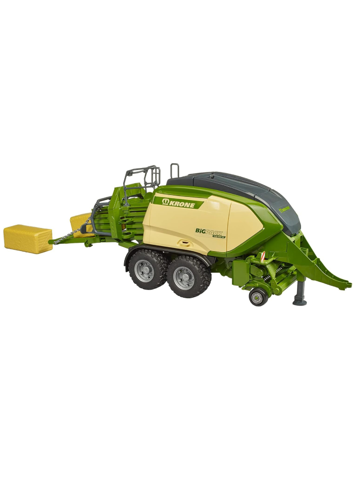 Bruder Krone 1290HDP VC with 2 block hay bales (02033)