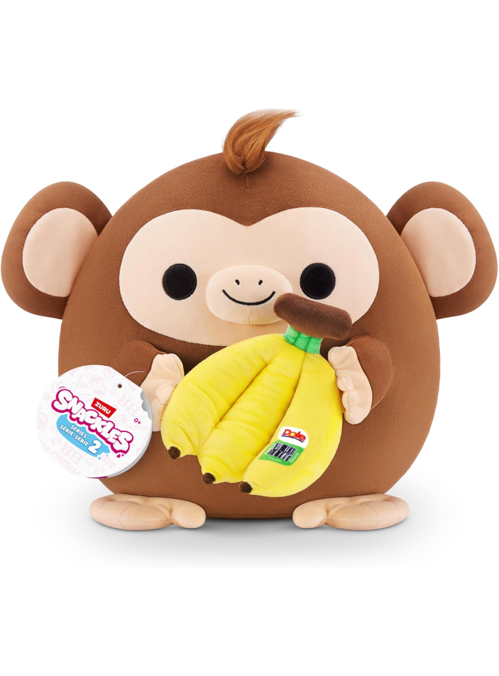Snackles Medium Sereis 2, Monkey and Dole Banana 35cm (77573)