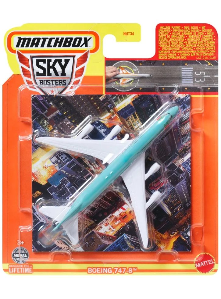 Matchbox Sky Busters Boeing 747-8 (HVM63)