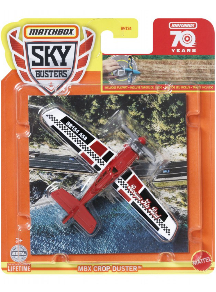 Matchbox Sky Busters MBX Crop Duster (JGP08)