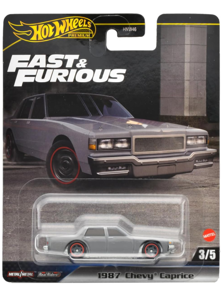 Hot Wheels Premium Fast Furious 1987 Chevy Caprice (3/5) (HRT98)