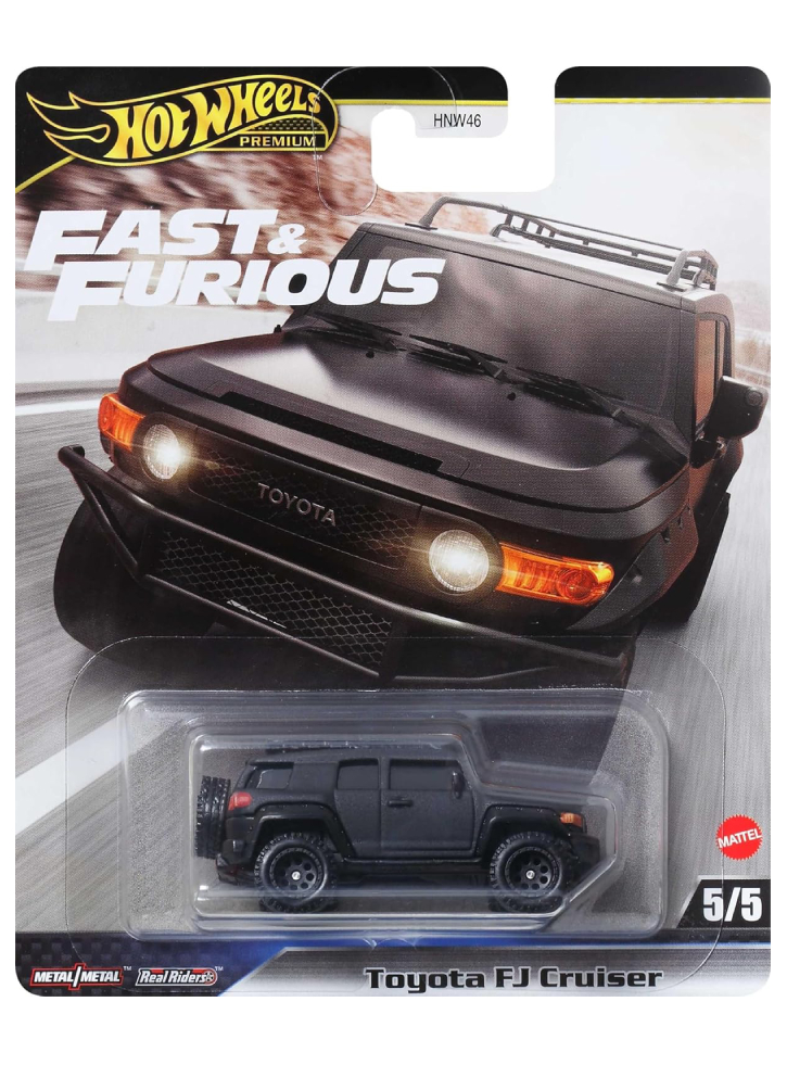 Hot Wheels Premium Fast Furious Toyota FJ Cruiser 5/5 (HRT99)