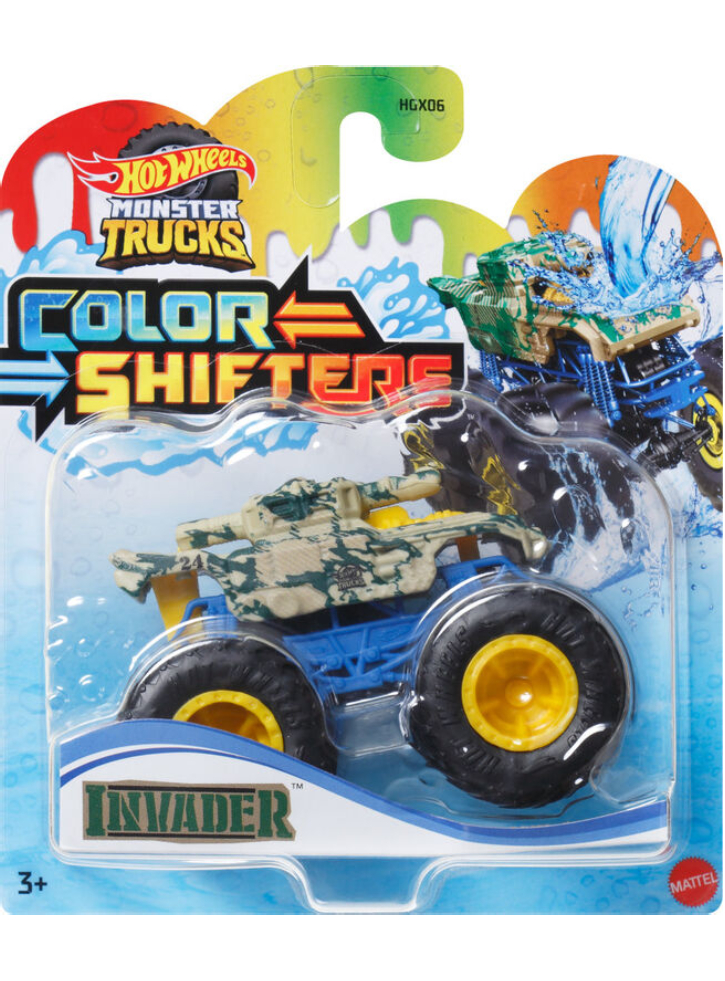 Hot Wheels Monster Trucks Color Shifters Vehicle (HVH87)