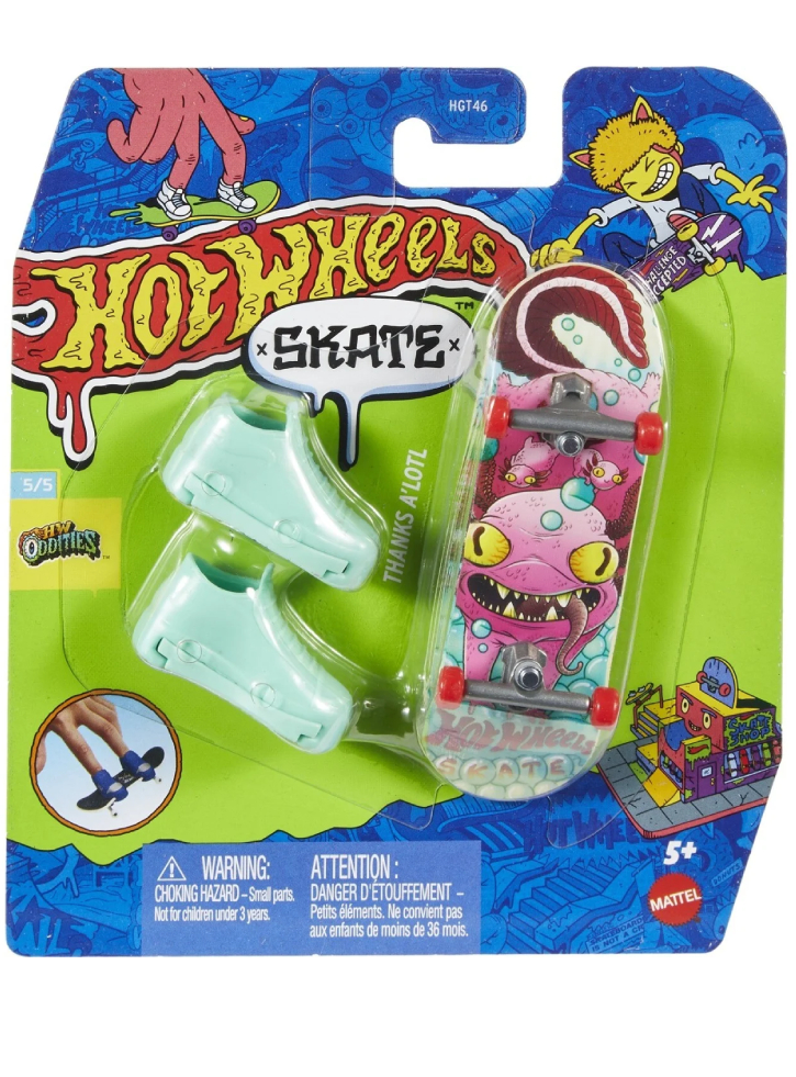 Mattel Hot Wheels Skate Fingerboard and Shoes Challenge Accepted Tony Hawk (HVK18)