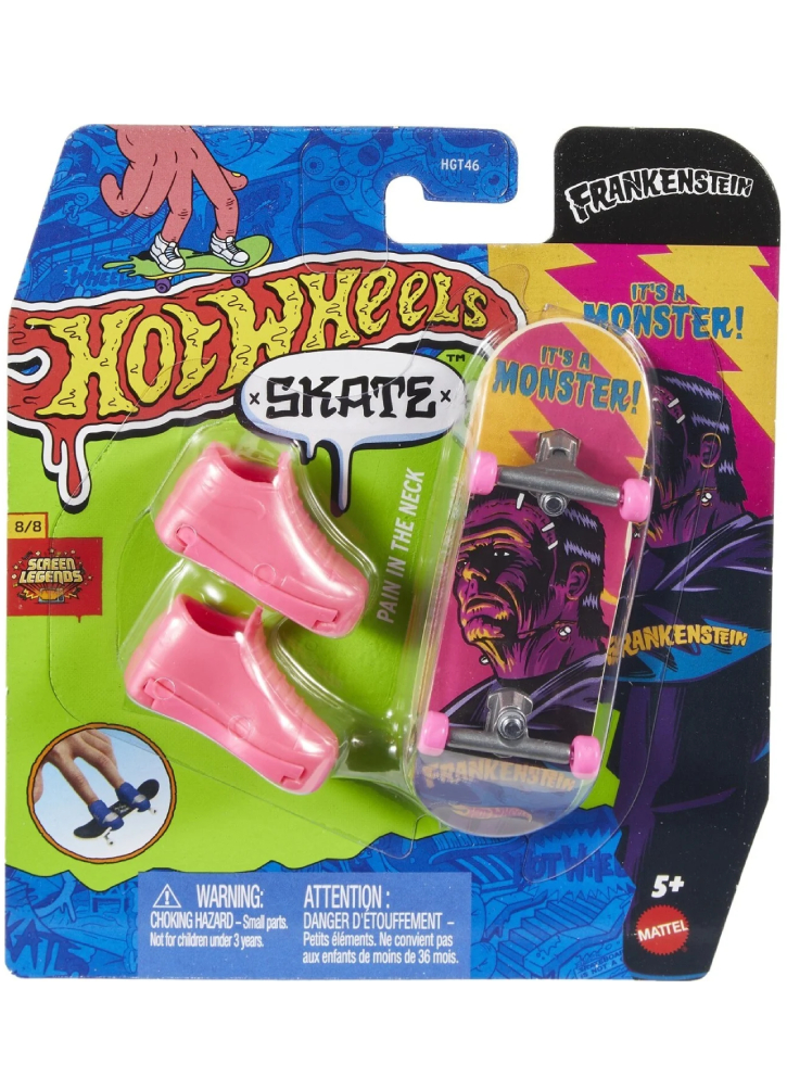 Mattel Hot Wheels Skate Fingerboard and Shoes Challenge Accepted Tony Hawk (HVK04)