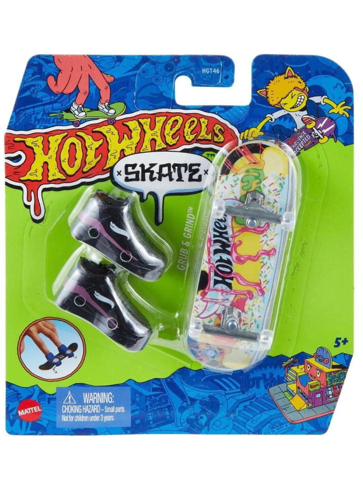 Mattel Hot Wheels Skate Fingerboard and Shoes Challenge Accepted Tony Hawk (HVJ81)