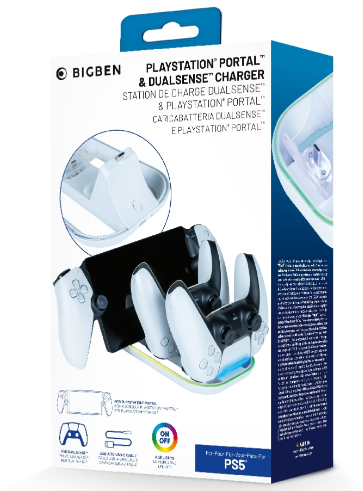 PLAYSTATION PORTAL & DUALSENSE CONTROLLERS CHARGER - PS5