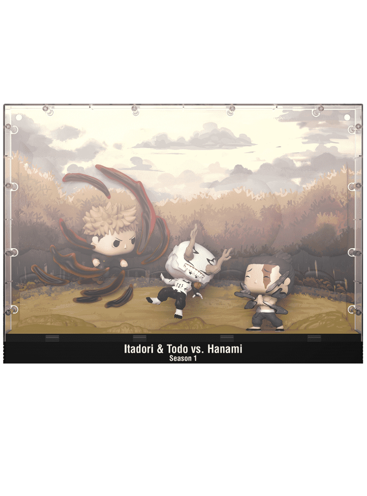 Funko Pop Moment Deluxe Jujutsu Kaisen Itadori Todo vs Hanami #06