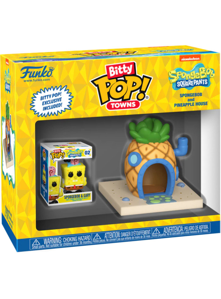 Funko Bitty Pop Towns SpongeBob Squarepants Spongebob and Pineapple House