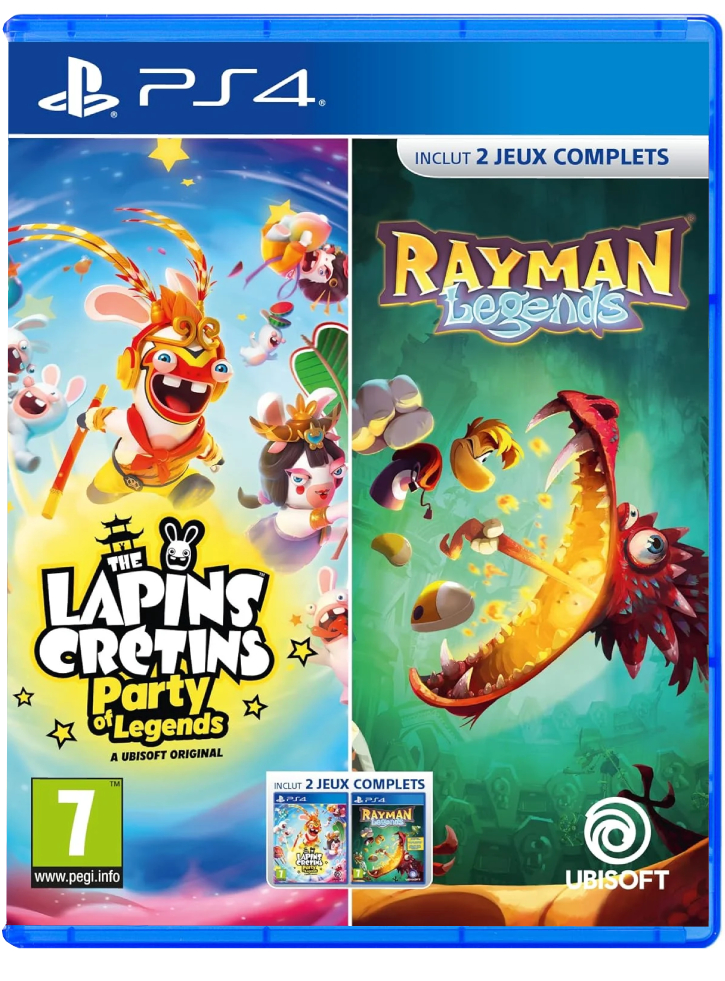 Rabbids Party Of Legends + Rayman Legends - Playstation 4