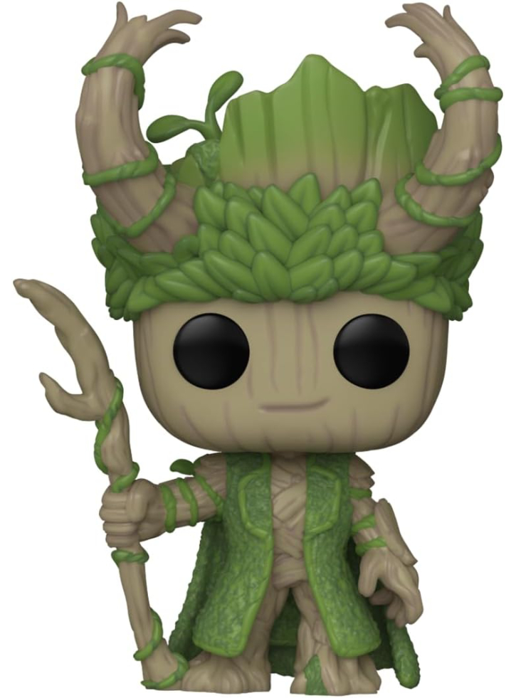 Funko Pop Marvel We Are Groot Groot as Loki #1394 Bobble-Head 9cm