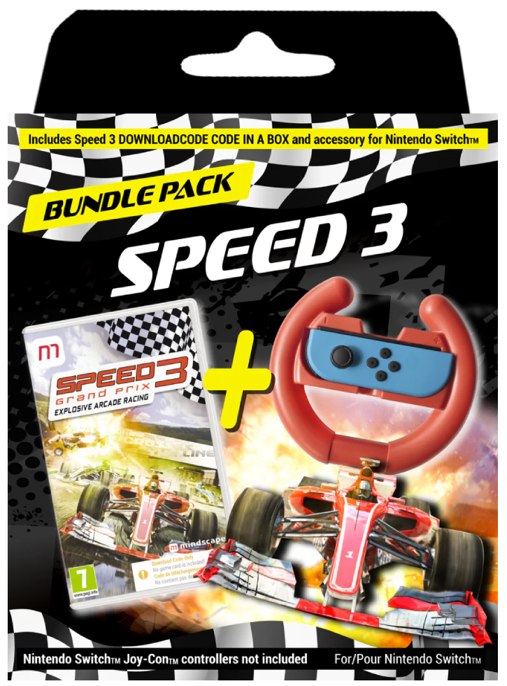 Speed 3 Racer Bundle (Code in Box) - Nintendo Switch