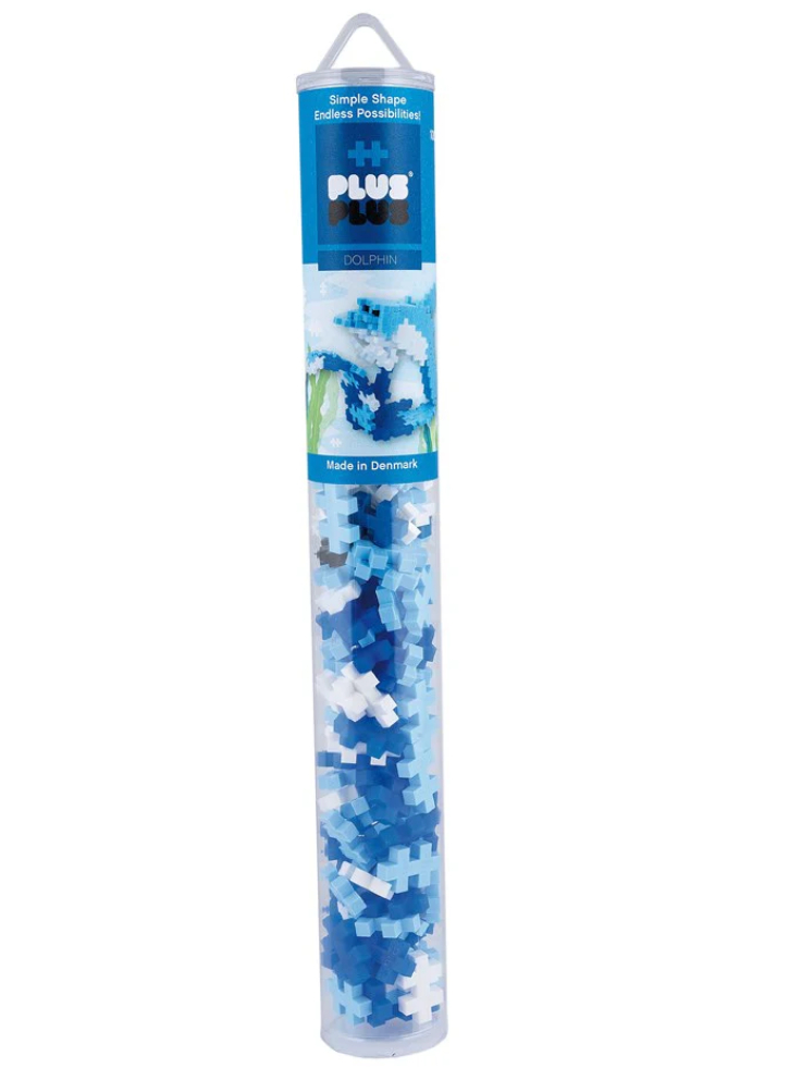 Plus-Plus Dolphin 100pc Tube Johnco (PLS4113)