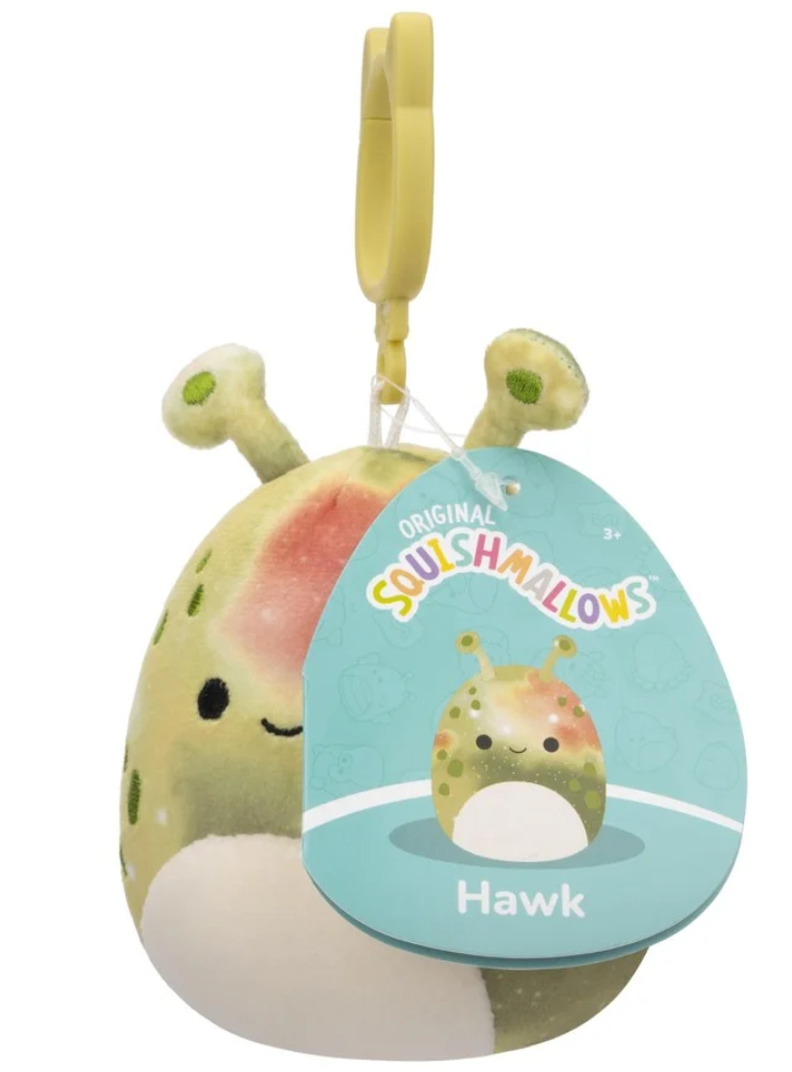 Squishmallows 9cm P18 Clip On Hawk Alien
