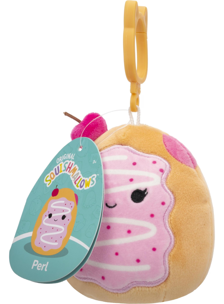 Squishmallows 9cm P18 Clip On Perl Toaster Pastry