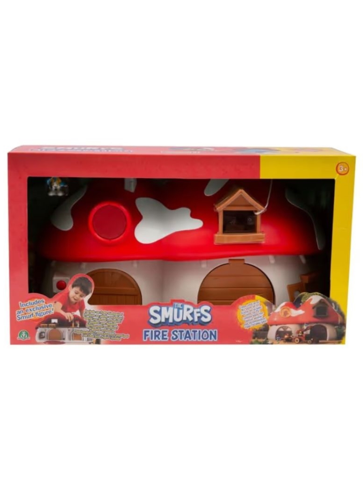 The Smurfs - Smurfs Fire Department Play Set (PUF29000)