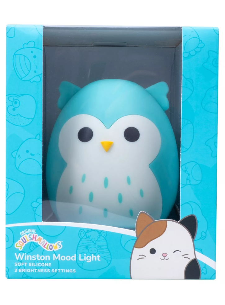 Fizz Squishmallows Mood Light Winston the Owl (350060)